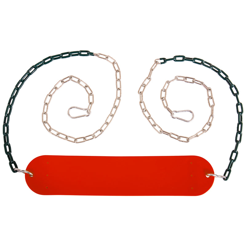 Jack and June Belt Swing - 80" Chains - Red - Playset Swing