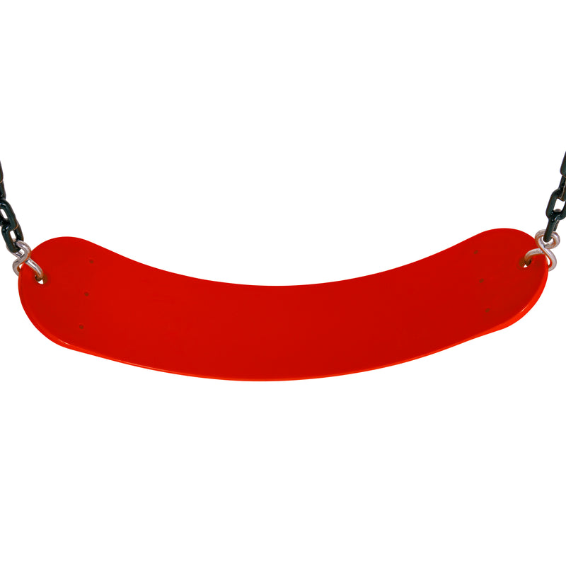 Jack and June Belt Swing - 80" Chains - Red - Playset Swing