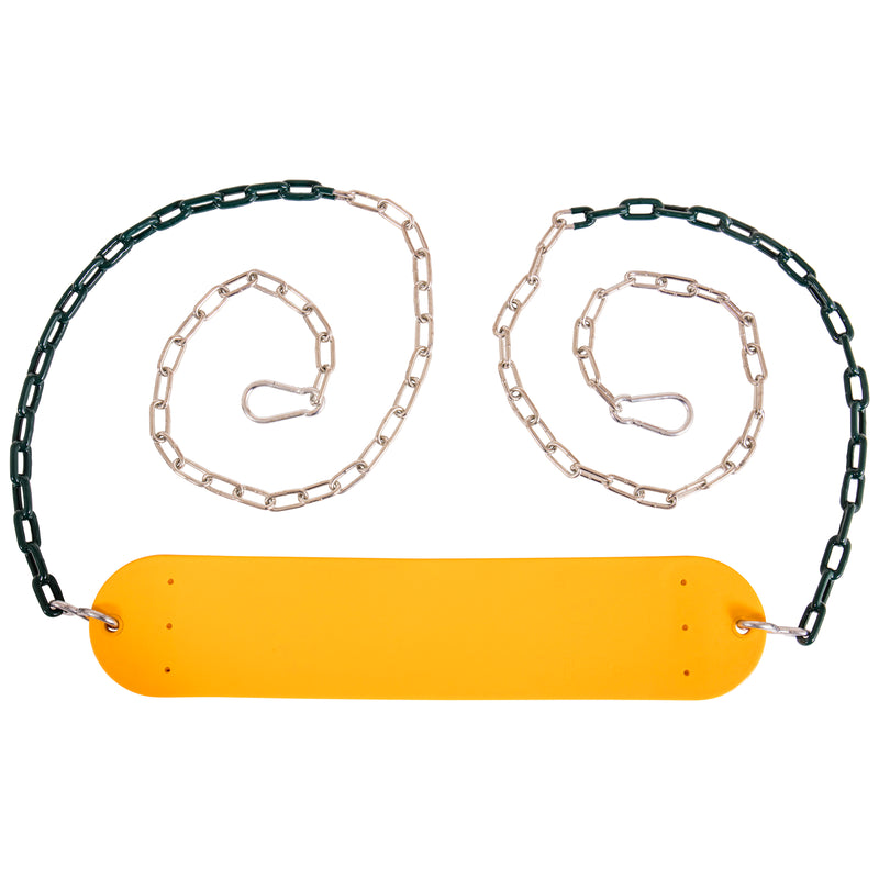 Jack and June Belt Swing - 80" Chains - Yellow - Playset Swing