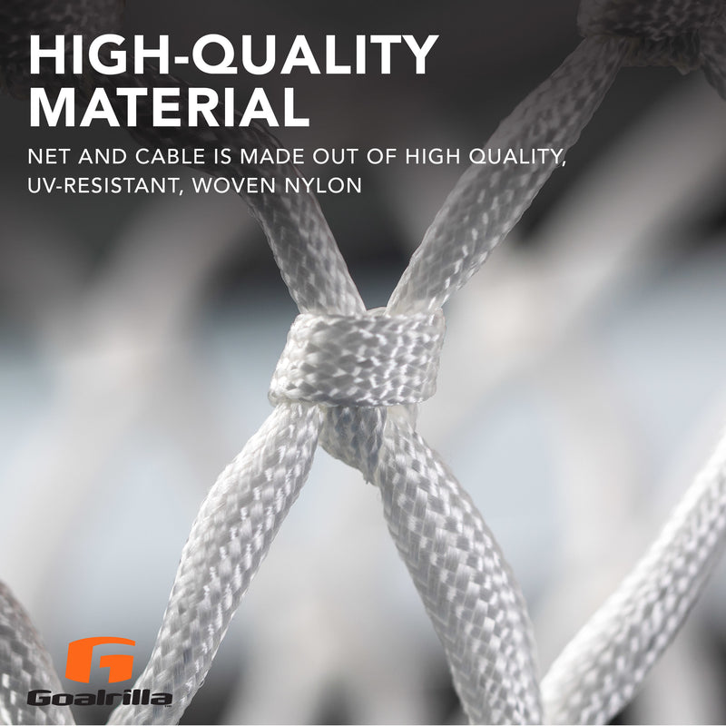 Goalrilla basketball net and cable for basketball hoop