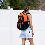 Pro Team Backpack on woman's back