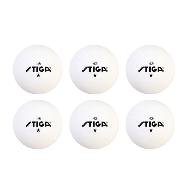 STIGA One Star Balls White