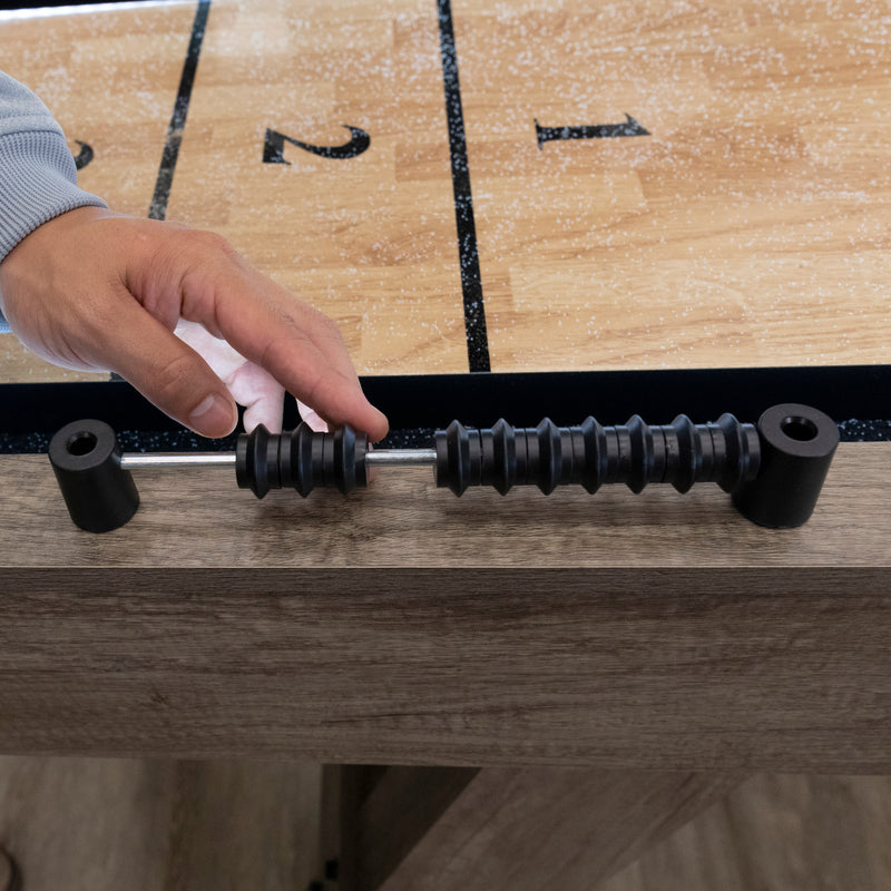 Brookdale 9’ LED Light Up Shuffleboard Table