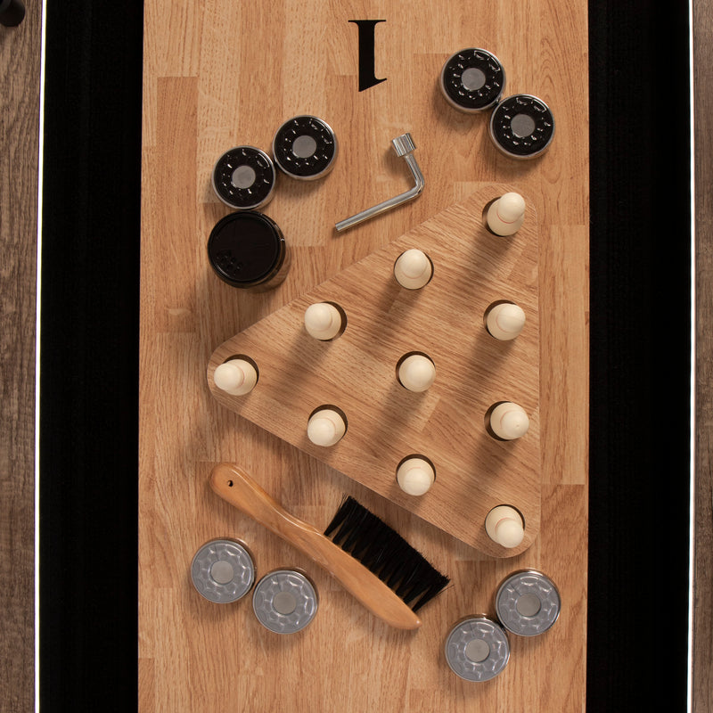 Brookdale 9’ LED Light Up Shuffleboard Table