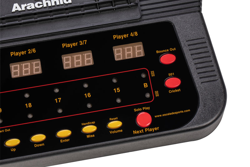 Arachnid Cricket Pro 650 Tournament-Quality Electronic Dartboard