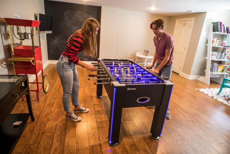 Azure 56" LED Light Up Foosball Table