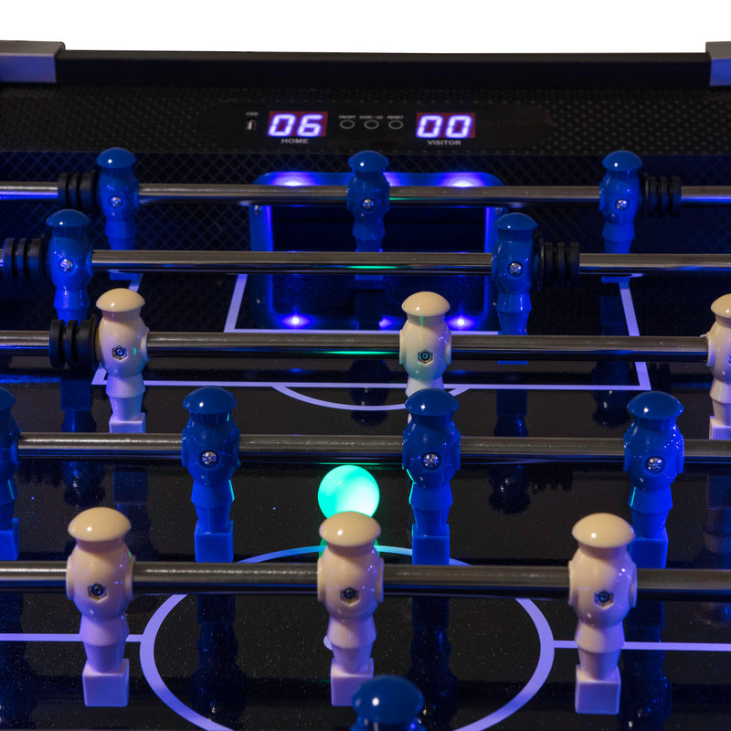 Azure 56" LED Light Up Foosball Table