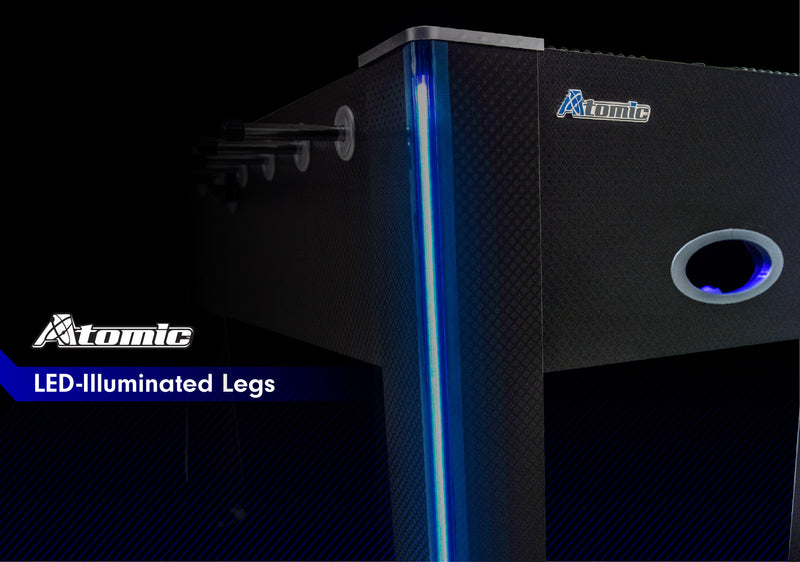 Azure 56" LED Light Up Foosball Table