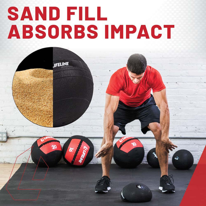 Lifeline Fitness Weighted Slam Balls - Multiple Weights Available