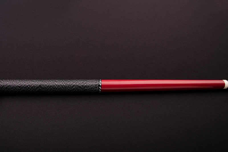 57" Two-Piece Hardwood Cue - Red