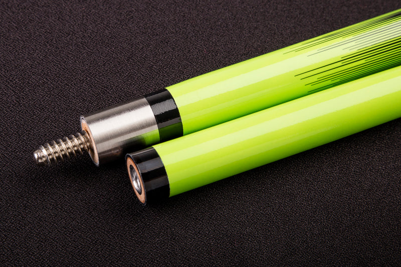 58" Deluxe Composite Neon Fade Cue - Green