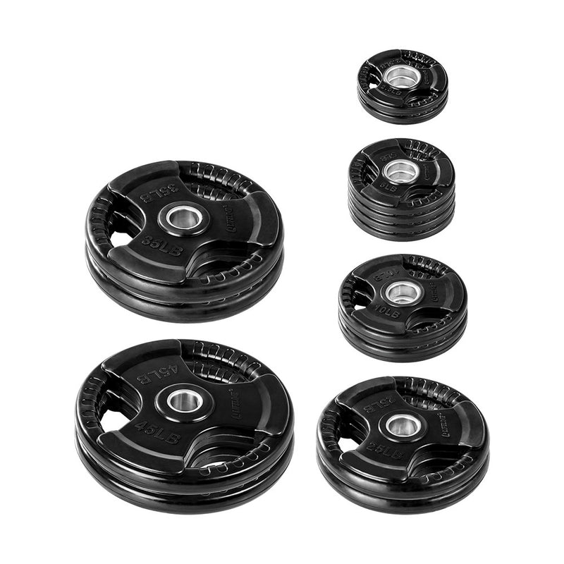 Lifeline Olympic Rubber Grip Plate Sets