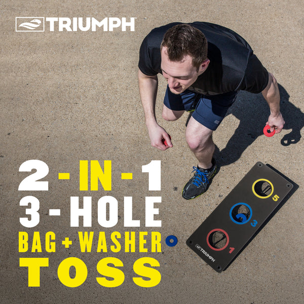 Triumph 2-in-1 Three-Hole Bags and Washer Toss Combo
