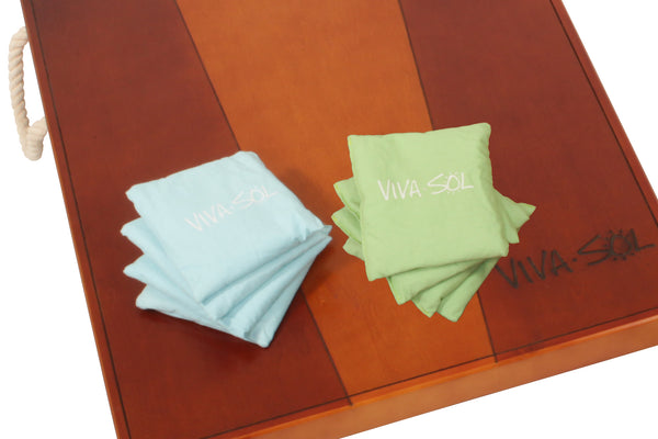 Viva Sol Premium Replacement Bean Bags Set Includes Eight Weather-Proof Canvas Bean Bags