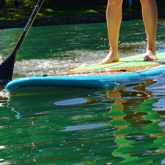 RAVE Sports Shoreline Series SS110 Stand Up Paddle Board (Caribbean Blue)_3