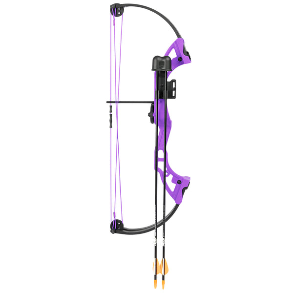 Bear Archery Youth Compound Bow Set - Purple Youth Bow