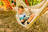 Jack and June Hand-Woven Adult Hammock Swing - Playset Swing Attachment