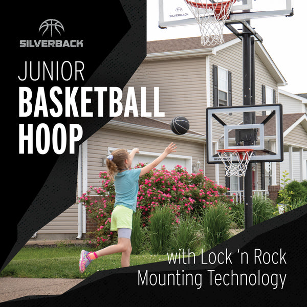 Silverback Junior Hoop - Junior Basketball Goal with lock n rock technology