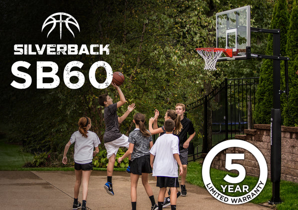 Silverback SB60 In Ground Basketball Hoop - 5 Year Limited Warranty